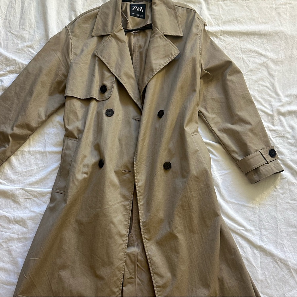 Zara Classic Beige Trench Coat